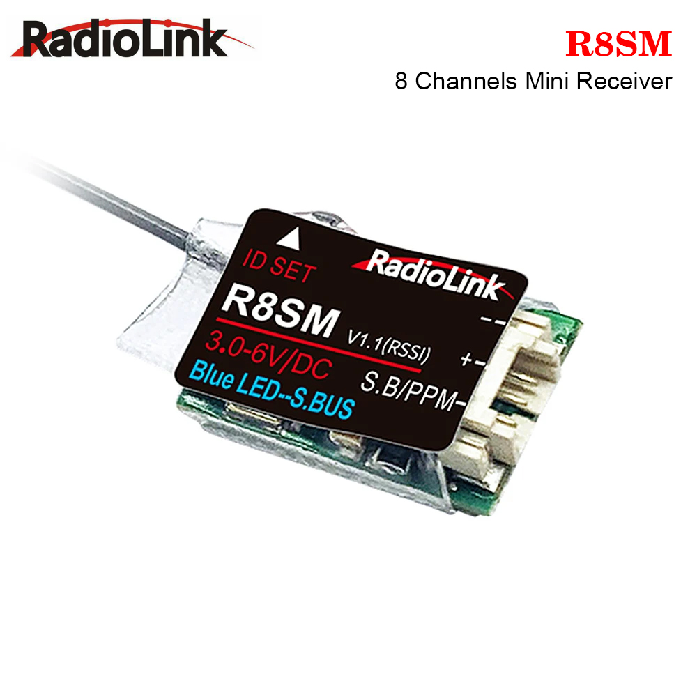 Receiver Sbus 8Ch - جهاز استقبال Radiolink R8SM 8CH صغير
