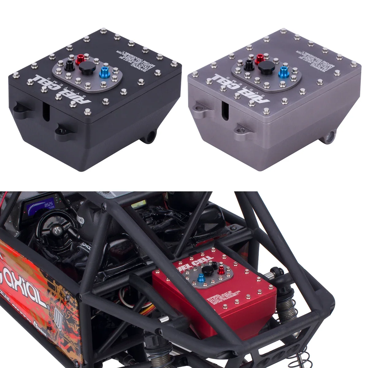 Rc Hobby Grade Truck - 1 قطعة الألومنيوم 1/10 مقياس صندوق