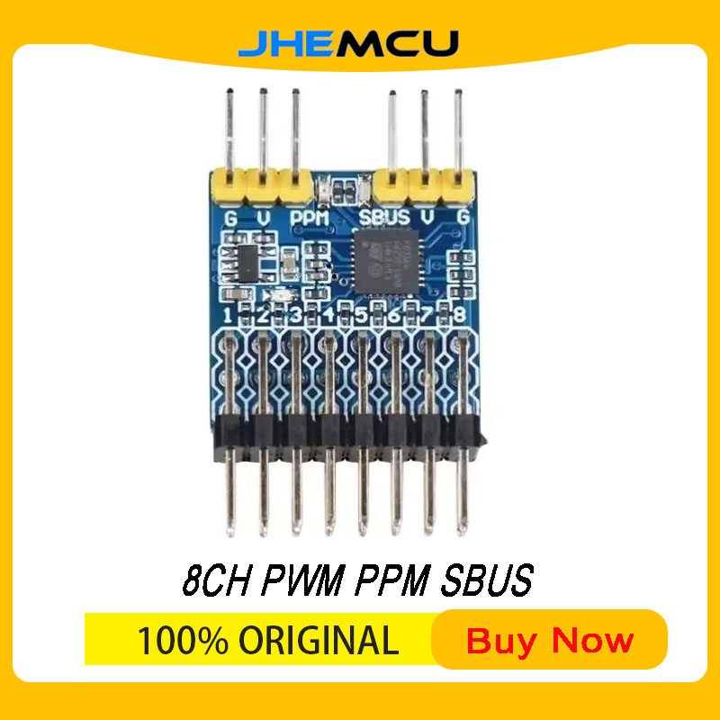 Receiver Sbus 8Ch - وحدة تحويل إشارة JHEMCU 8CH، تدعم