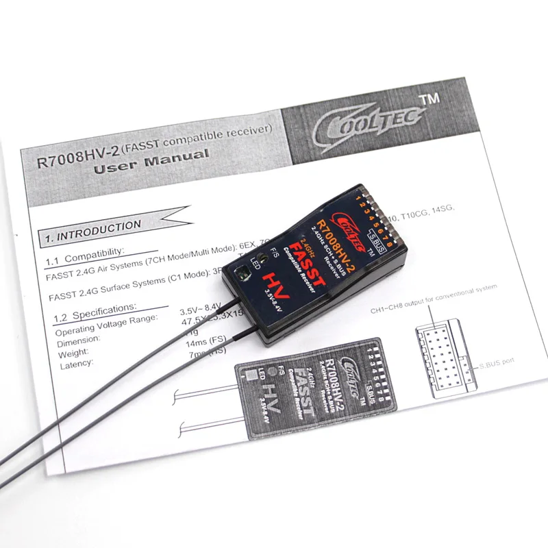 جهاز استقبال Futaba Fast S.BUS - مراجعة Receiver Sbus 8Ch وسعره