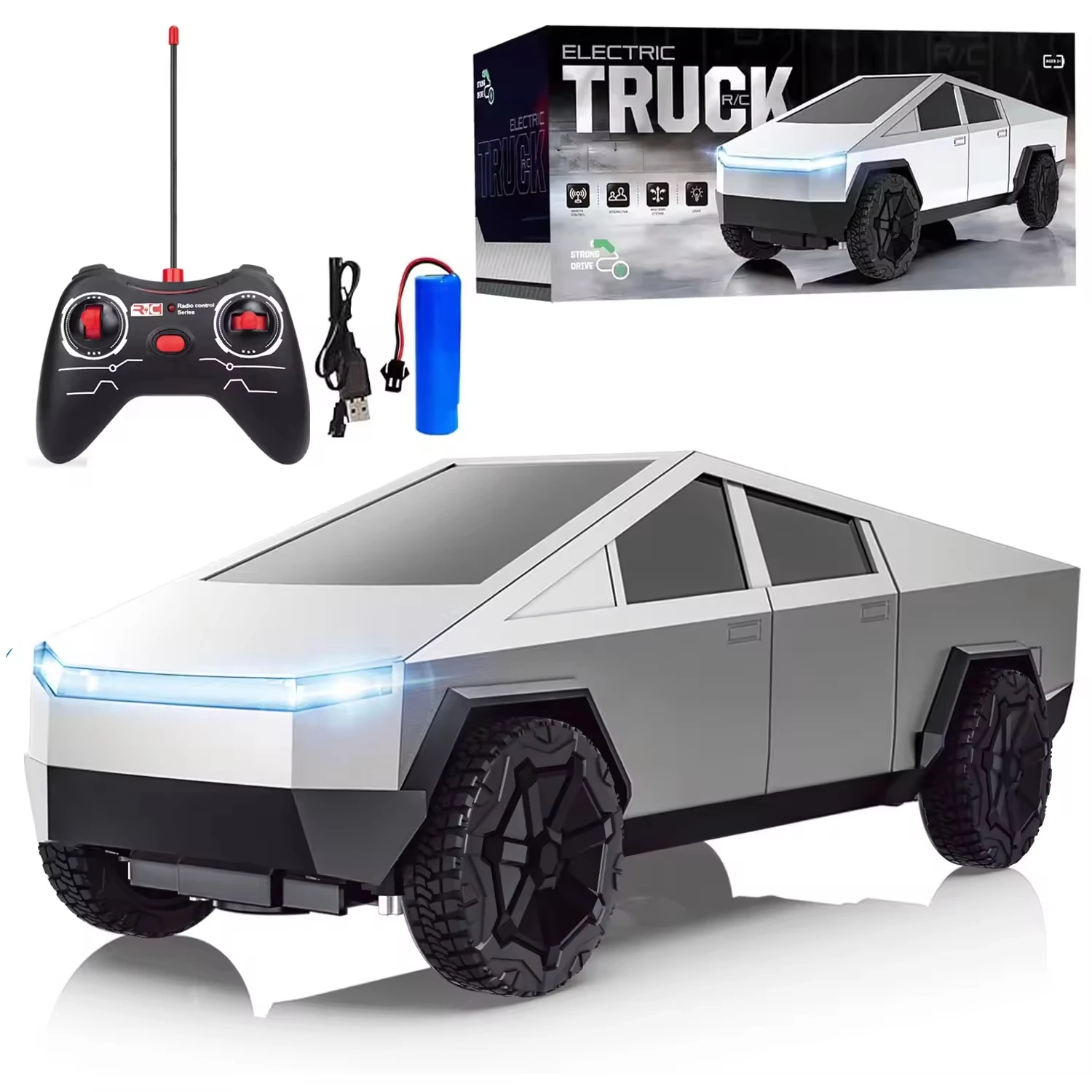 1:24 RC Cybertruck Pickup 4WD  - مراجعة Rc Hobby Toucan وسعره