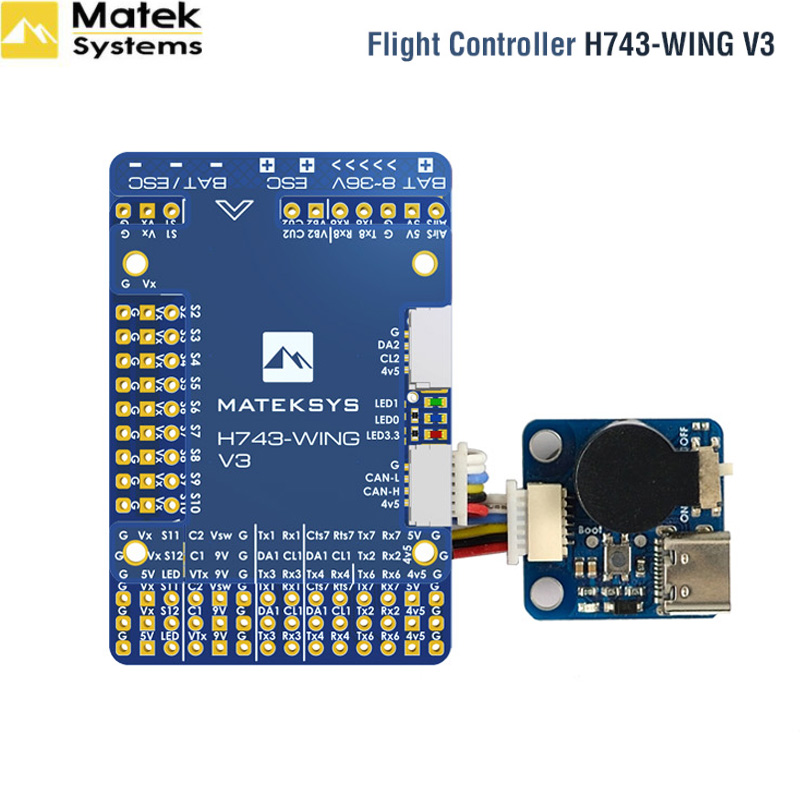 وحدة تحكم طيران MATEK H743 WIN - مراجعة Rc Plane Hobby Zone وسعره