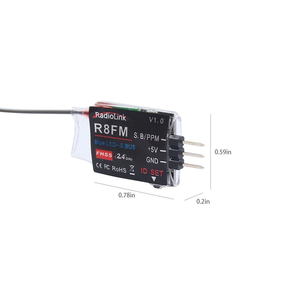 جهاز استقبال Radiolink 2.4 جيج - مراجعة Receiver Sbus 8Ch وسعره