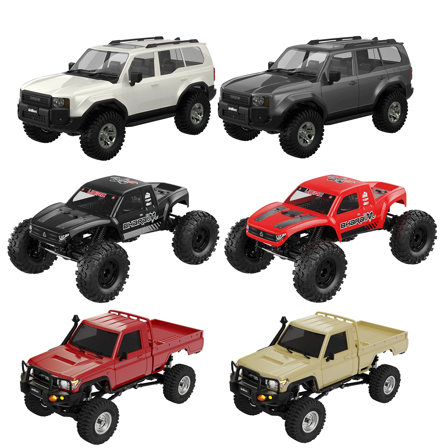 شاحنة UDIRC 1/18 1/24 روك كراو - مراجعة Rc Hobby Grade Truck وسعره